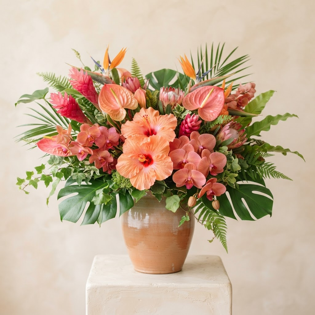 Tropical Paradise — Exotic and bold arrangements